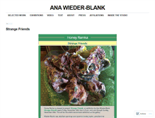 Tablet Screenshot of anawiederblank.com